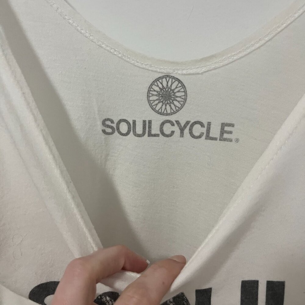 Soulcycle White Logo Tank Size XS - Picture 3 of 6